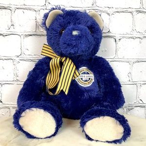 Ty New York Yankee Stadium 2009 Inaugural Season Blue Soft Teddy Bear Plush Toy